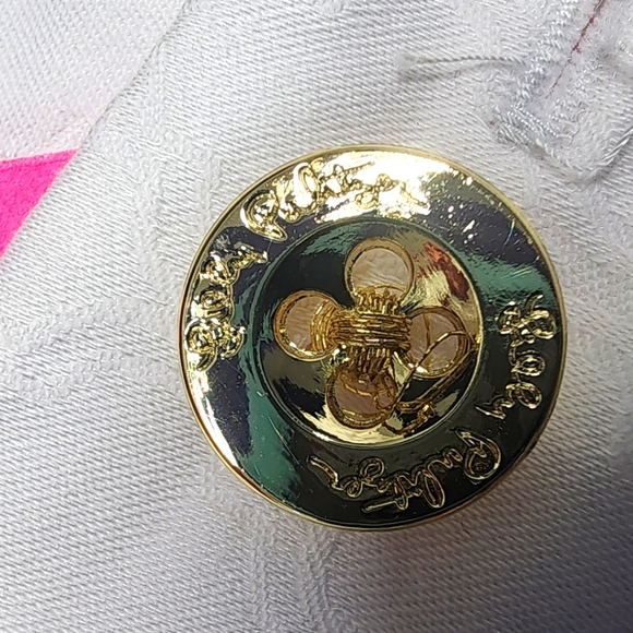 NWT Lilly Pulitzer Women's White 29' Textured Kelly Skinny Ankle Pants Size 6 - Picture 4 of 11